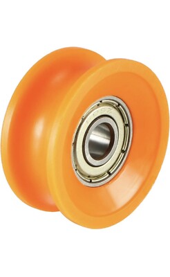 Beschaffungskarte 2,5 mm tief Metall V-Nut Führungslager Riemenscheibe Schiene Kugelrad 4 Stück