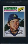 1977 Topps #14 Tommy Smith Mariners Signed Auto *5945