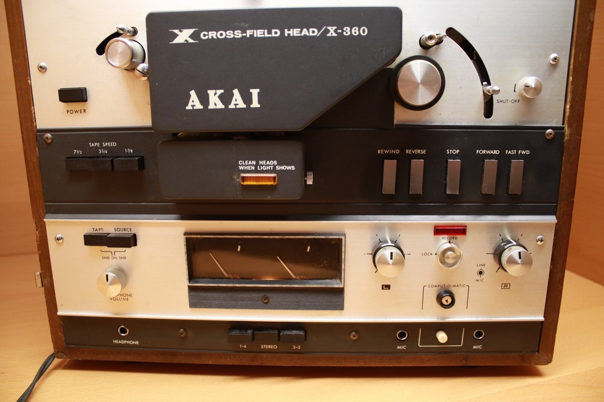 AKAI Cross-Field X-360D in Wooden Case | eBay
