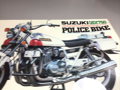 Tamiya 1/12 Suzuki GSX750 Police Bike 14020 - NEW IN BOX