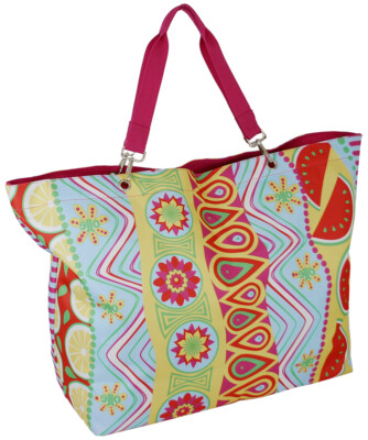 XXXL Badetasche groß Strandtasche Saunatasche Schultertasche Sommerdesign Urlaub