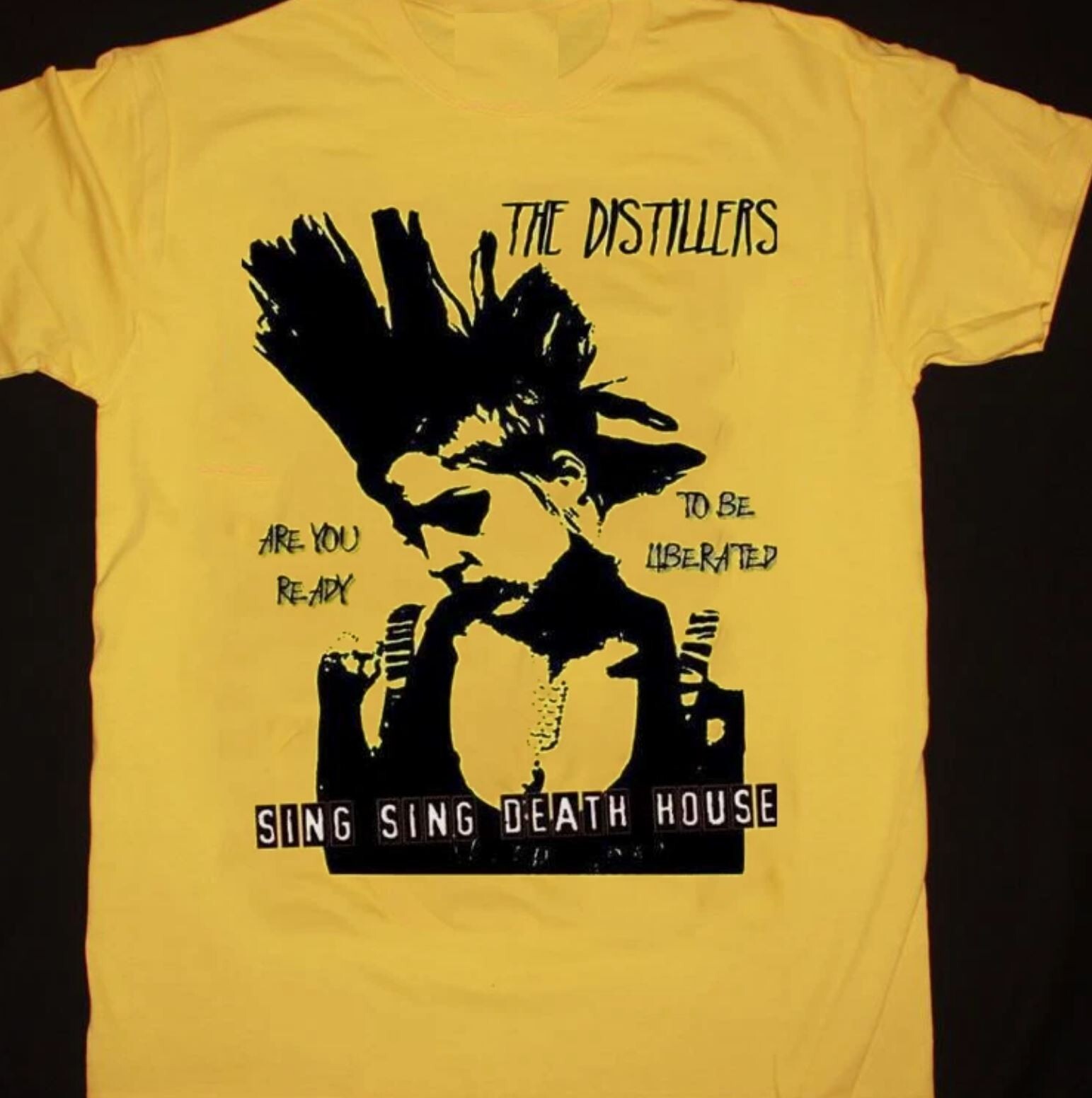 Distillers Band Brody Dalle Yellow Unisex Shirt All Sizes
