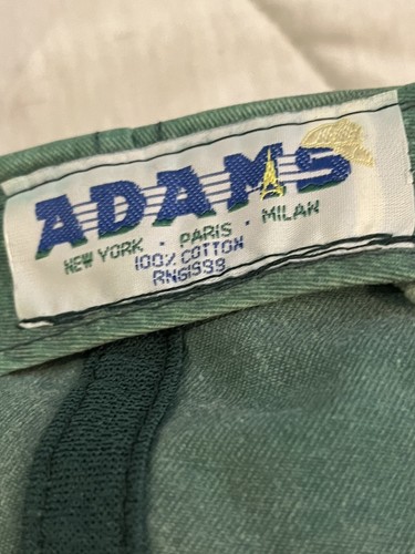 Vintage Sarasota Polo Florida Green Golf Hat Adams Adjustable Horse - Picture 6 of 9