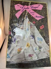 Vintage Bucilla Garden Bouquet Floral Afghan Embroider Kit 7813 NOS
