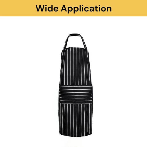 Apron Hanging Neck Cooking Kitchen Apron Bib Baking Bar BBQ Chefs w/ 2 Pockets - Picture 10 of 14