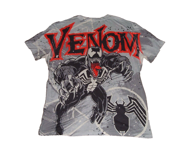 RARE Venom Mega All Over Print AOP T-Shirt Marvel Spider-Man Sz XL