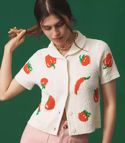 TTTMSW ニットポロ Zip up knit polo（RED） | TTTMSW