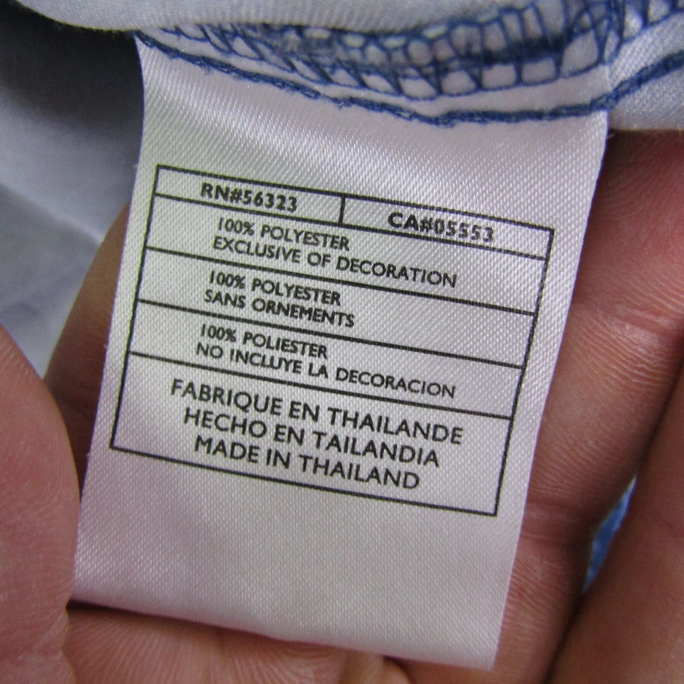 Vintage Nike Tiger Woods Shirt Mens Medium Blue Paisley Dri Fit Button Up Golf - Изображение 4 из 4