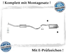 Auspuffanlage Nissan Micra III 1.2 1.4 48/59/65KW Bj.05-10 Auspuff Montagesatz 