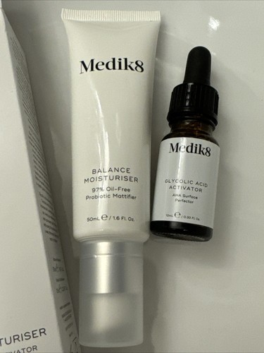 Medik8 Balance Moisturiser and Glycolic Acid Activator 50ml RRP £49.99 NEW! - Picture 2 of 11