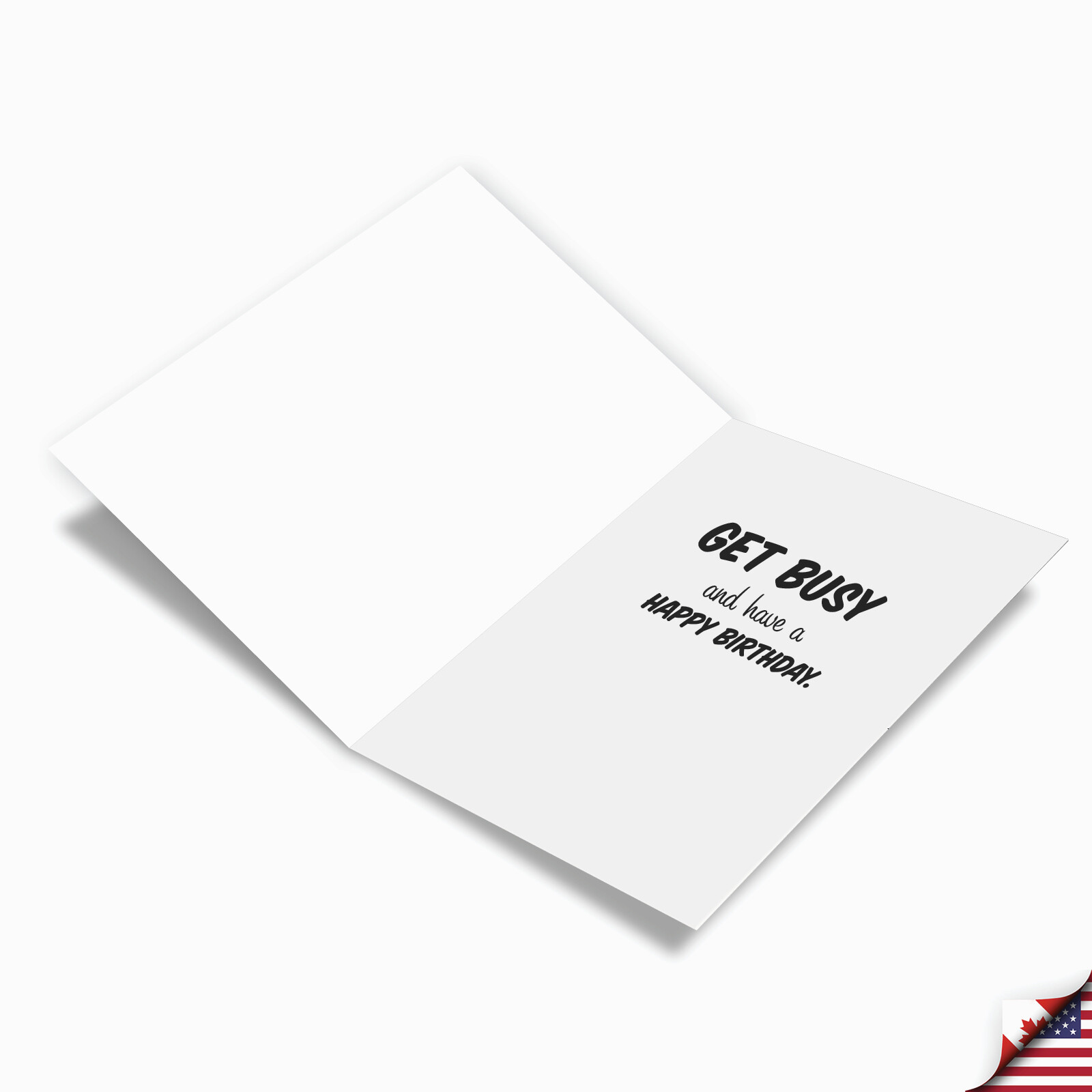 1 Funny Birthday Greeting Card - Bday Was Not Finished - w/ Envelope, US-Made