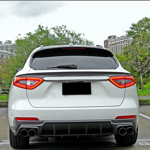 Alerón medio trasero fibra carbono real para Maserati Levante SUV 2016-2020 - Imagen 2 de 12
