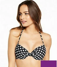 BNWOT V by Very Mix & Match Underwired Twist Bikini Tops 80Size 32D