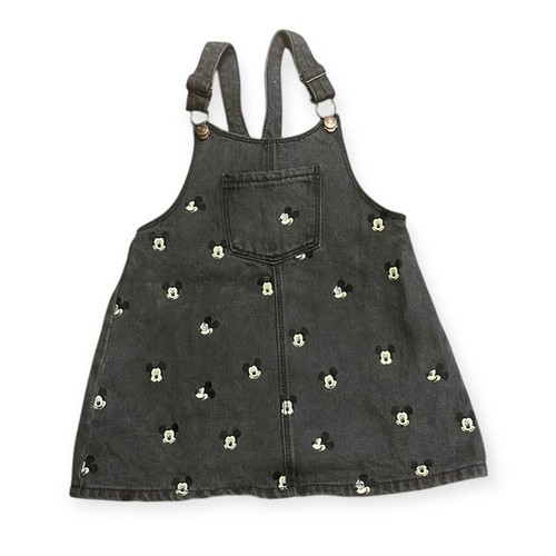 Zara x Disney Minnie Mouse Denim Overall Dress 2-3y