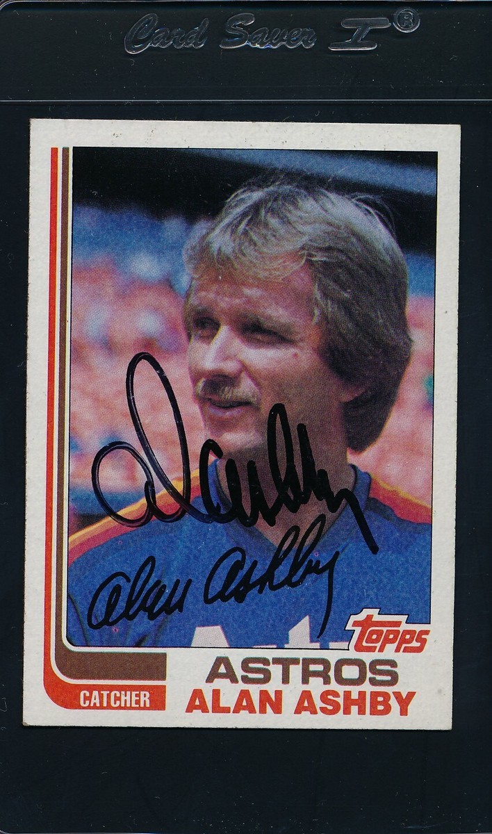 1982 Topps #433 Alan Ashby Astros Signed Auto *12609 | eBay