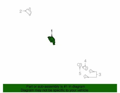 Módulo de control de sensor de ayuda de emparejamiento Ford Freestar Monterey 2004-2007 genuino OEM Foto 2 de 2
