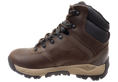 Brand New Hi-Tec Mens Altitude Infinity Leather Mid Waterproof Hiking Boots - Picture 3 of 7