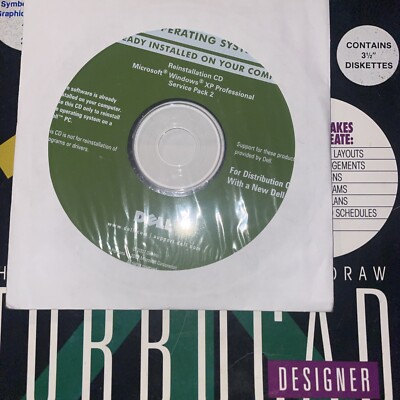 Windows Dell Operating System Reinstallation DVD Win XP Professional SP2