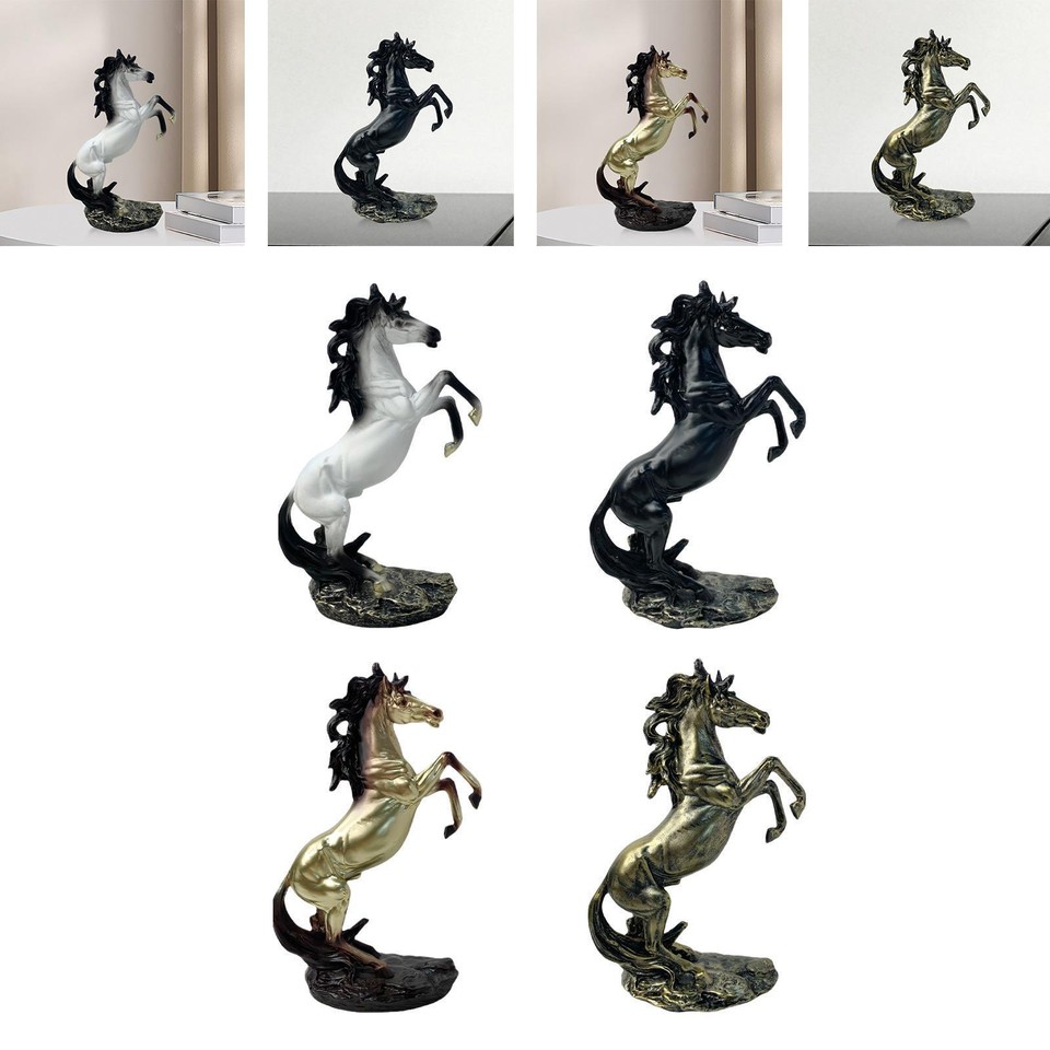 Horse Statue Decor Creative Desktop Figurine Animal Statue Horse
