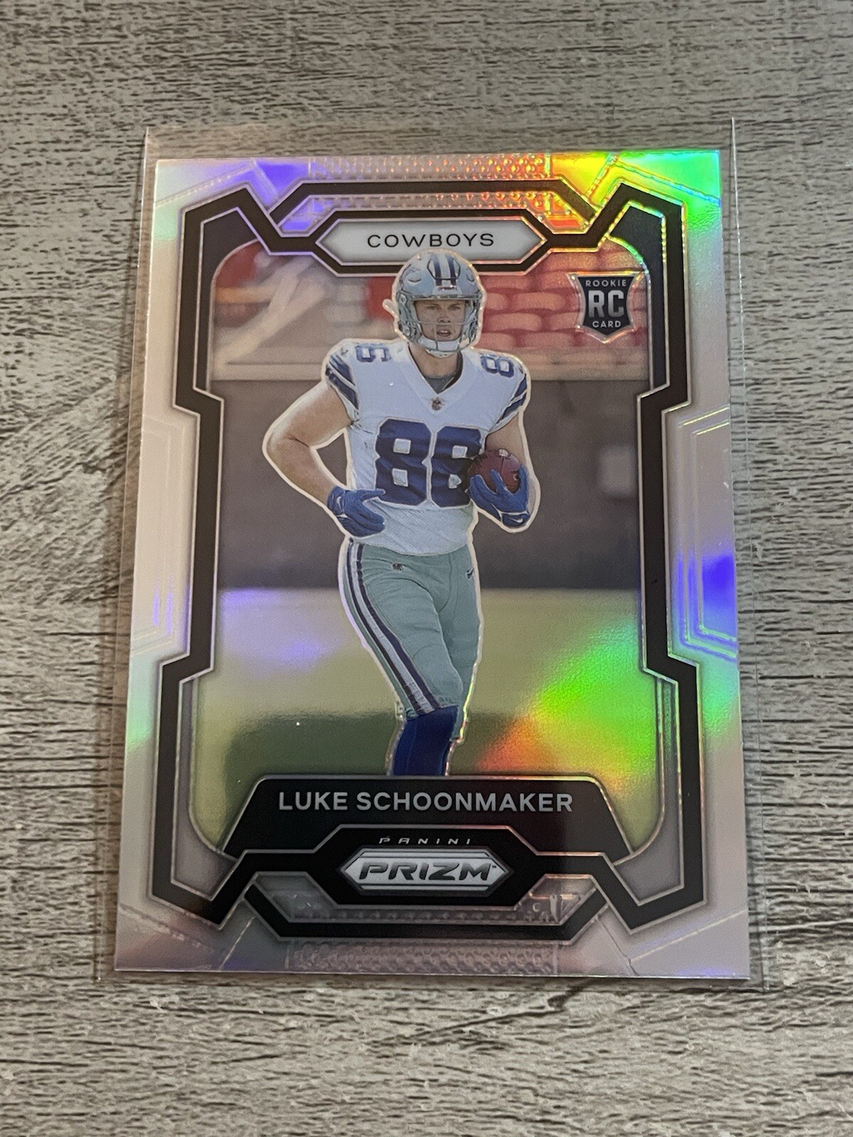 Luke Schoonmaker 2023 Panini Prizm Silver Prizm #325 Rookie RC Dallas Cowboys