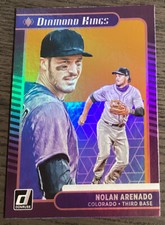 2021 Panini Donruss Nolan Arenado #29 Diamond Kings Orange Parallel! #3804