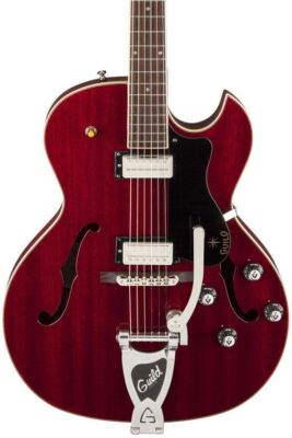 Guild Starfire III Newark Florentine-Cut Hollowbody w/ Tremolo - Cherry ...