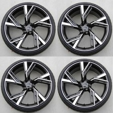 Set(4) RS6 20x9.0 5x112 Wheel/Tire Pkg Audi Q3 Q5 Q7 A4 S4 A5 S5 A6 A7 A8 ATLAS