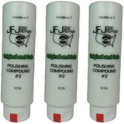 Original JFJ Polish Compound #2 12 Ounces (White) 3 Pack