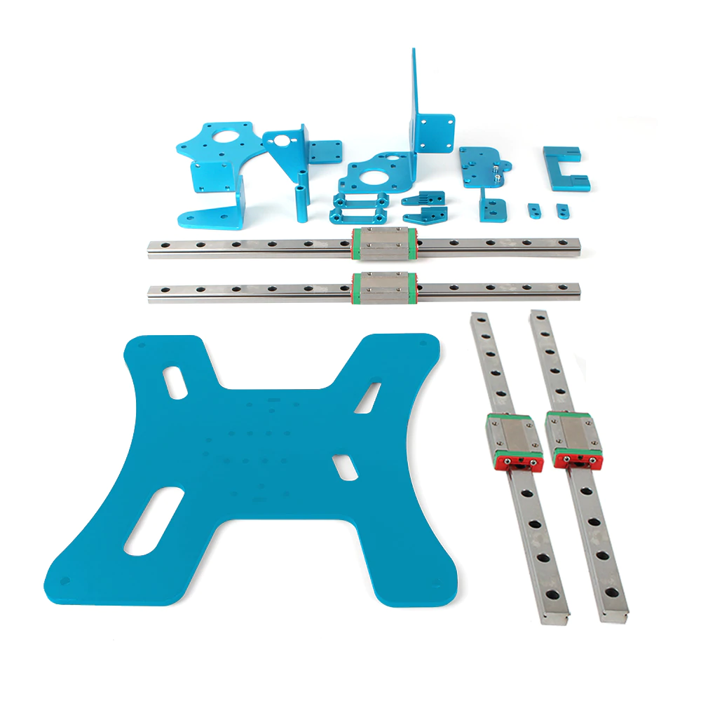 Ender 3 V2 Linear Rail Kit,Ender 3 Z Achse Linear Ender 3 Pro Linearschienen Kit Linearbewegungsführungen Lineargleitschienenführung Doppel Z Achsen Kit Für Ender3 3D Drucker Druckerzubehör