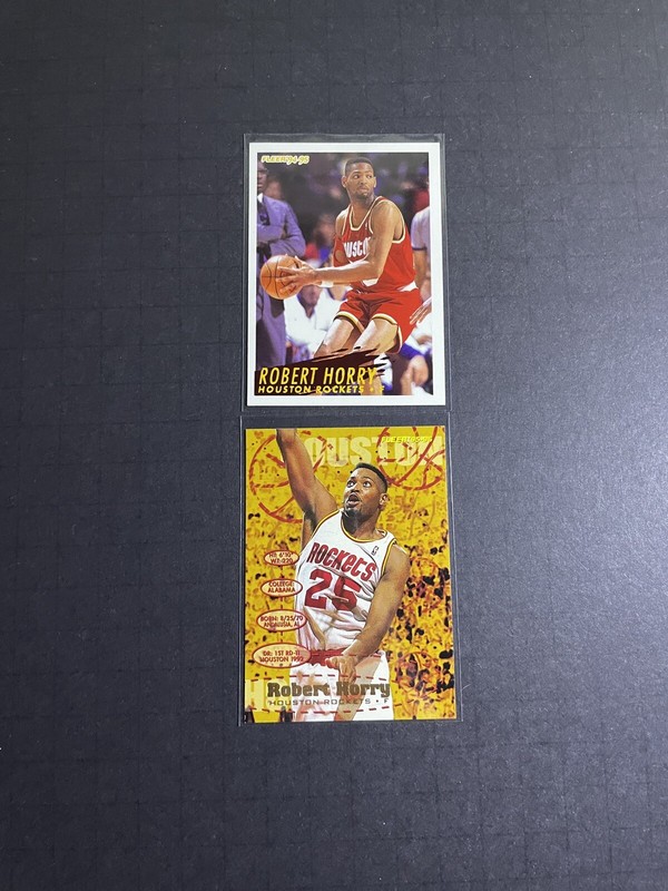 Robert Horry Basketball Card Lot - Houston Rockets (4)