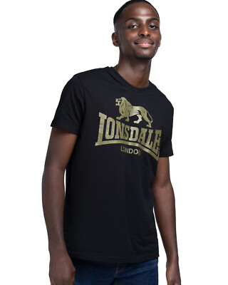 Lonsdale Herren Bangor Double Pack T-Shirt – 2er Set, 100% Baumwolle, Reguläre Passform