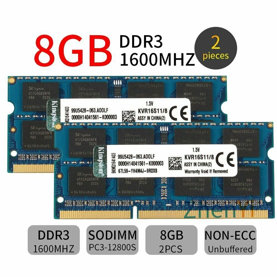 16GB 8GB 4GB DDR3 1600MHz RAM for Apple MacBook Pro Mid 2012 sodimm Memory lot - Image 3 of 4