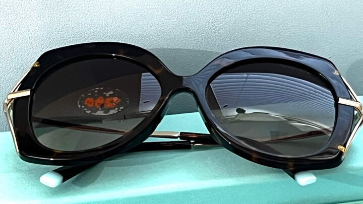 Tiffany & Co Brown Havana Infinity Butterfly Sunglasses Tiffany & Co TF4231U 8015/3G Sunglasses - US main image 3