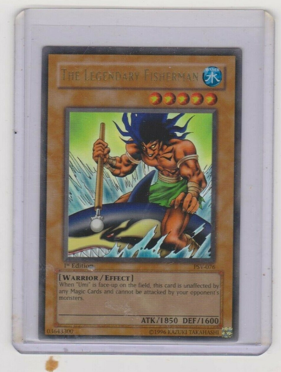 THE LEGENDARY FISHERMAN PSV-076 1st Edition Ultra Rare Holo YuGiOh