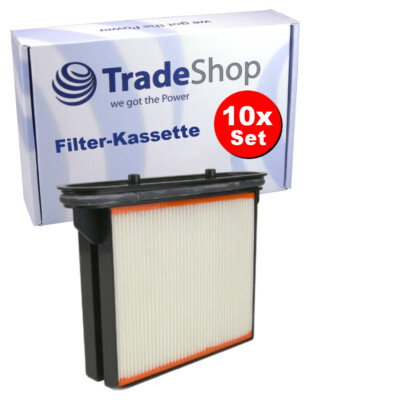 10x Faltenfilter Polyester Ersatz für Metabo ASR 25 L SC ASA 32 L ASR 35 LACP