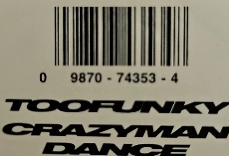 George Michael - Too Funky Cassette Single SEALED w/ Hype Sticker RARE! - Image 4 of 4