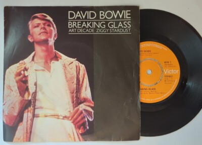 David Bowie Breaking Glass Art Decade Ziggy Stardust Vinyl 1978 Single EXCELLENT