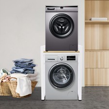 Adjustable Washer and Dryer Storage Shelf Organizer Rack Washer and Dryer Rack