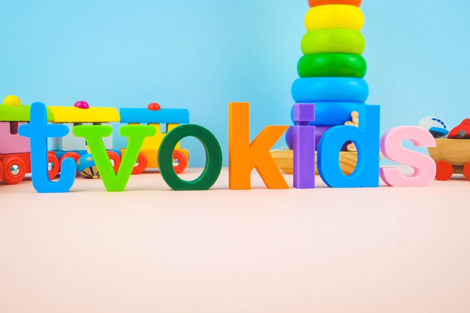 TVOKIDS Logo 3D Printed Letters Pretend Play Kids Toy Gift Preschool  Learning 3D