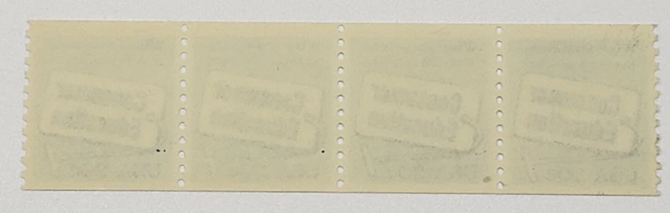USA STAMP STRIP "CONSUMER EDUCATION  20 CENTS  STAMP MINT NH - Image 2 of 2