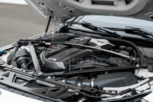 Cubierta de motor de fibra de carbono de repuesto de fibra de carbono estilo fábrica para BMW G8X M2 M3 M4 21 - Imagen 3 de 24