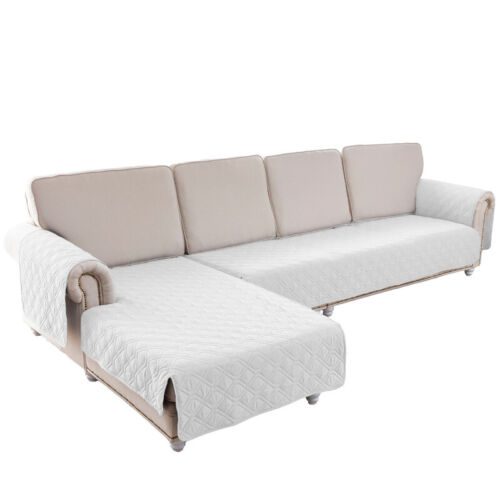 L Form Sofabezug Wasserdicht Couch Sektional Lounge Möbel Schonbezug Haustier Matte - Bild 69 von 120