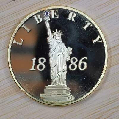 American Mint Statue of Liberty 1886 Medal 40 MM In Capsl | eBay