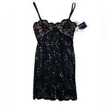 Adrianna Papell sequin and lace dress