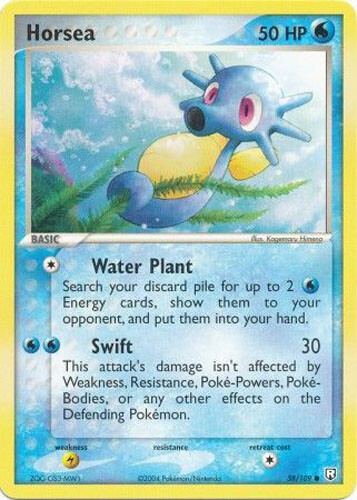 Pokemon Card - Team Rocket Returns 58/109 - HORSEA (common) - NM