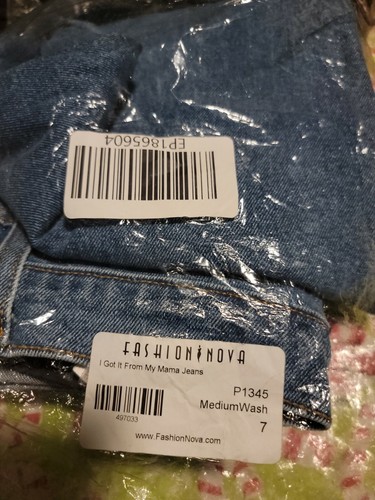 fashion nova medium wash blue jeans 