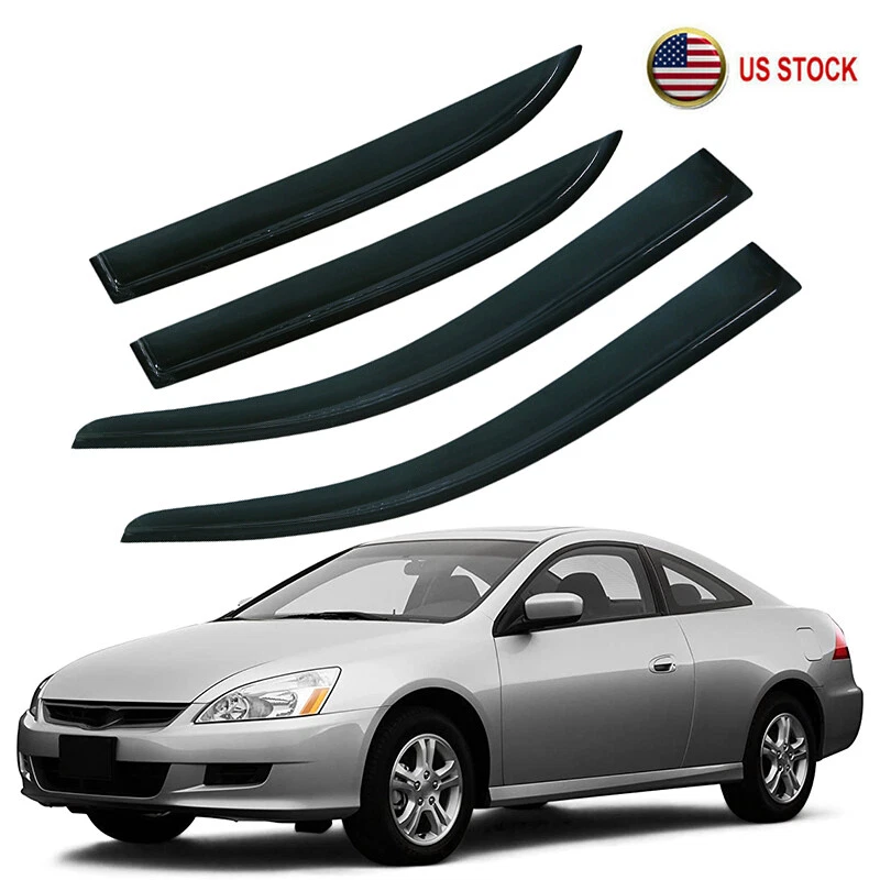 For Honda Accord Sedan 2003-2007 Side Window Visors Sun Rain Guards Wind Shade - Изображение 3 из 4