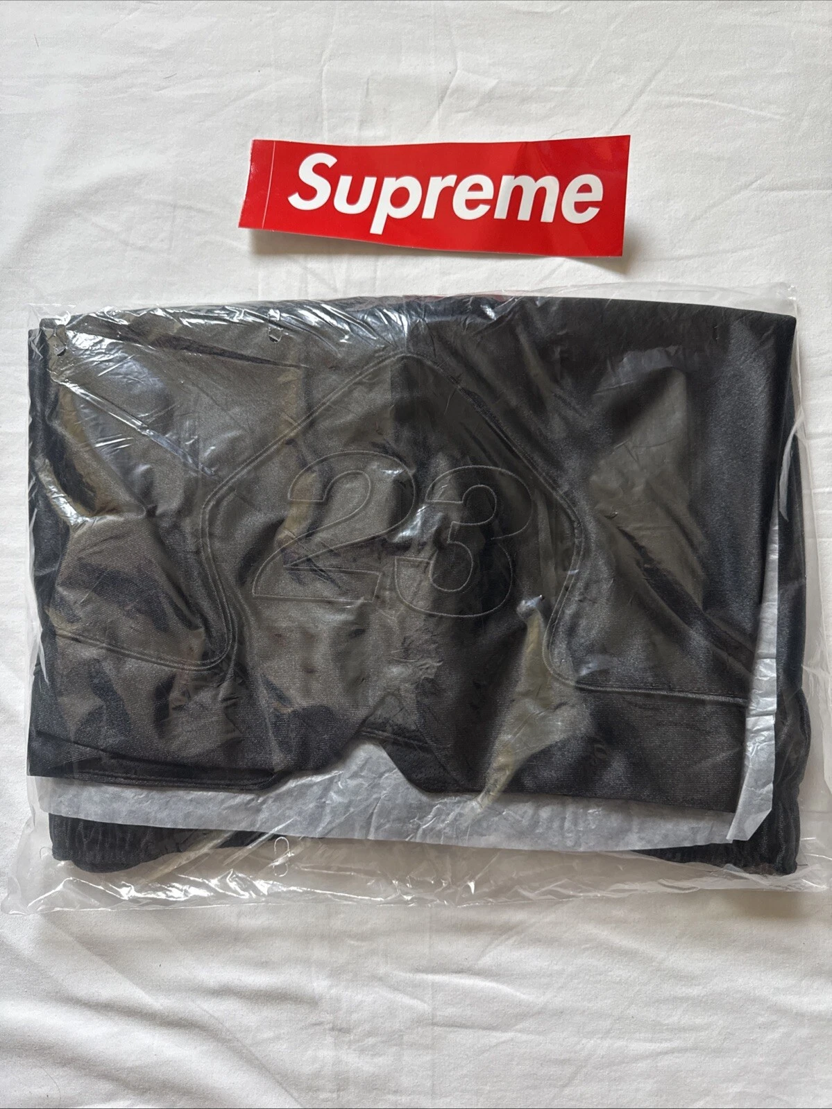 Short échauffement Supreme X Jordan noir neuf