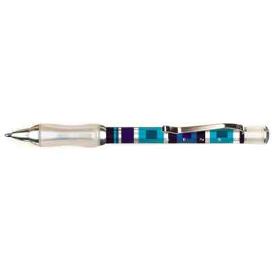Sensa  Zephyr Ballpoint Pen  Antiqua Blue  In Box  Made In Usa *
