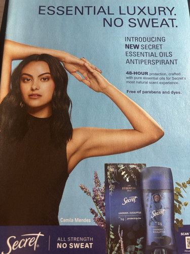 CAMILA MENDES RIVERDALE STAR Print Ad For SECRET 8 X11 Great To Frame